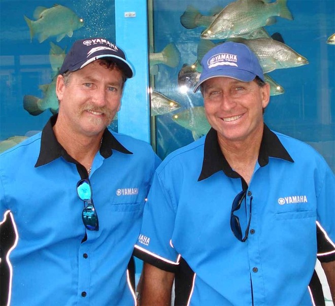 Brett and Cookie from the Yamaha Supertank Travelling Fishing Show © Stephen Milne